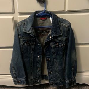 Little Boys Denim Jacket, like new. Runs big!